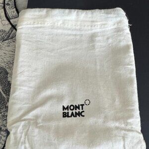 Montblanc Card Bag wallet black leather w/ original dust bag